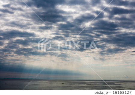 真鶴岬の薄明光線 真鶴岬の薄明光線 16168127