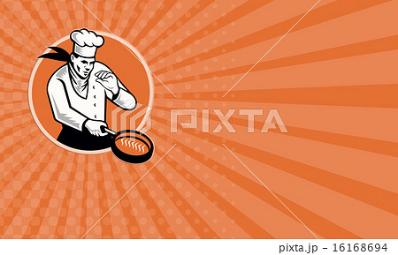Business card Chef Cook Cooking Pan Circle 16168694
