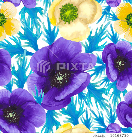 Watercolor seamless floral pattern Watercolor seamless floral pattern 16168750
