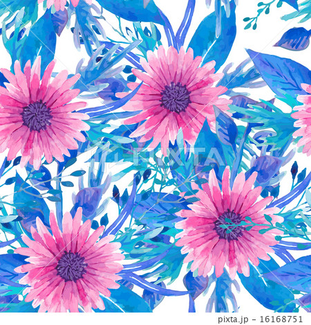 Watercolor seamless floral pattern Watercolor seamless floral pattern 16168751