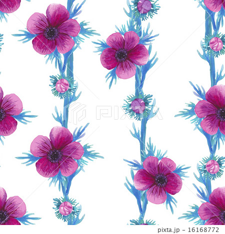 Watercolor seamless floral pattern 16168772