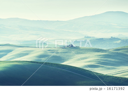 Early spring morning in Tuscany, Italy Early spring morning in Tuscany, Italy 16171392