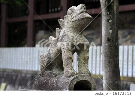 伊射奈岐神社参道の狛犬-2 16172513