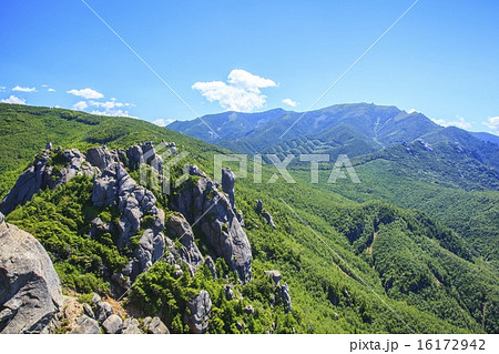 瑞牆山山頂から望む金峰山 16172942