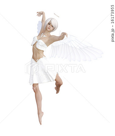 かわいい天使 perming 3DCG イラスト素材 かわいい天使 perming 3DCG イラスト素材 16173955