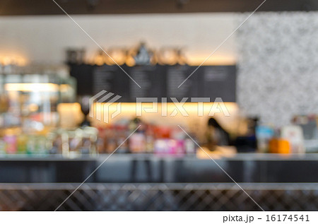 coffee store blur background with bokeh coffee store blur background with bokeh 16174541