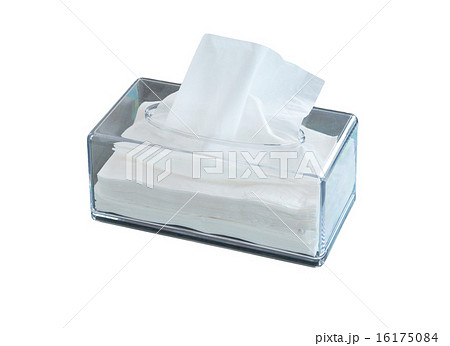 Tissue box on white background 16175084
