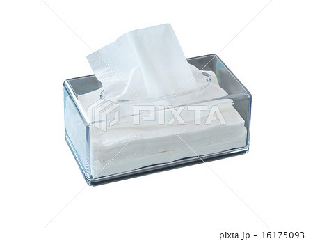 Tissue box on white background 16175093