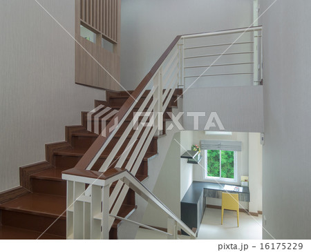 Luxury Interior staircase between follor Luxury Interior staircase between follor 16175229