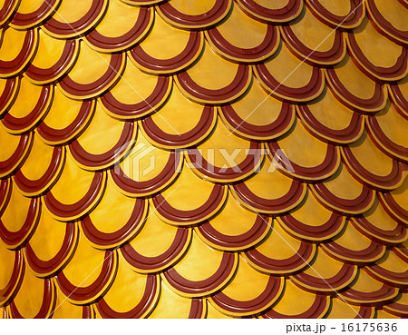 Closeup scale golden dragon background Closeup scale golden dragon background 16175636