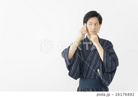 浴衣で電話 浴衣で電話 16176892