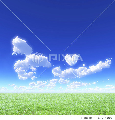 ハートの雲 16177305