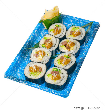 fresh sushi choice  assortment selection 16177846