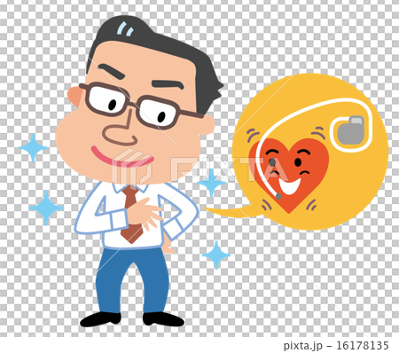 ペースメーカー 男性 イラスト ペースメーカー 男性 イラスト 16178135