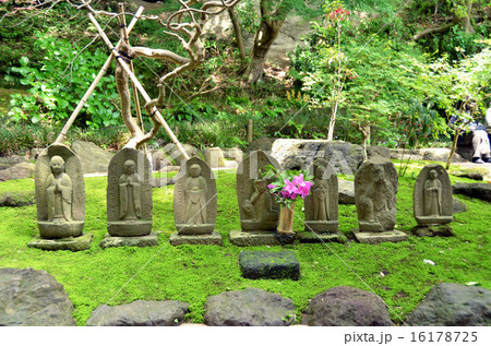 鎌倉報国寺のお地蔵さん 鎌倉報国寺のお地蔵さん 16178725