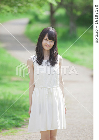 女子大生のポートレートの写真素材 女子大生のポートレートの写真素材
