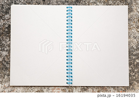 Blank open notepad Blank open notepad 16194035