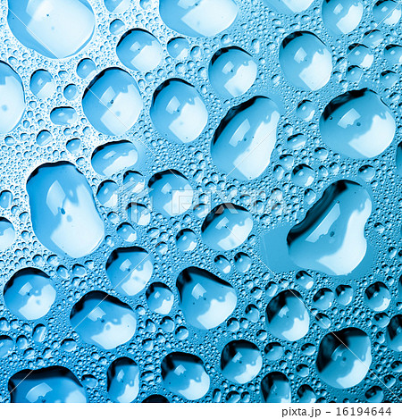 Blue water drops background 16194644