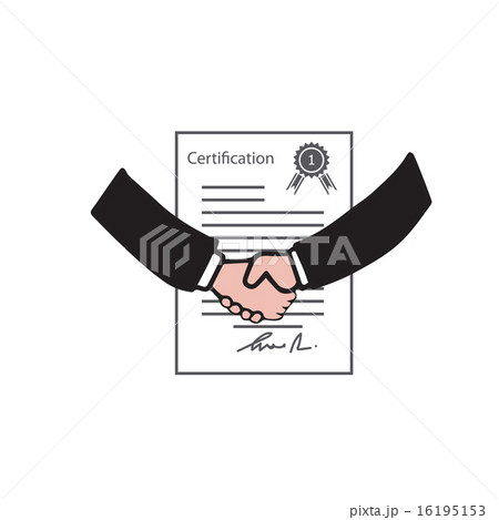 Hands shake Certigication 16195153