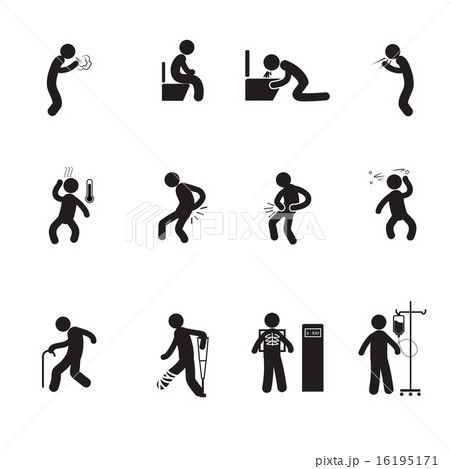 People sick icons 16195171