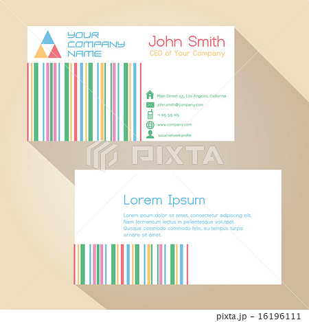 color funky lines simple business card design color funky lines simple business card design 16196111