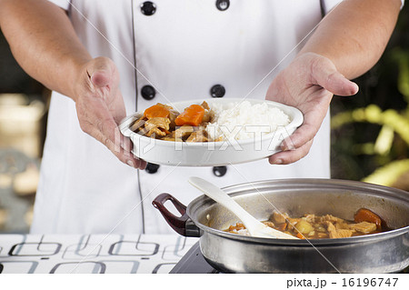 Chef presented Japanese pork curry Chef presented Japanese pork curry 16196747