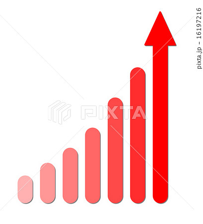 棒グラフのイラスト素材