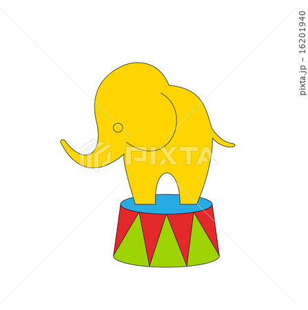 Cartoon Circus Elephant 16201940