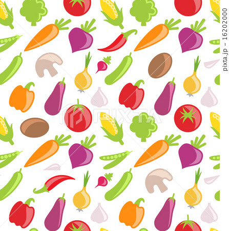 Seamless Pattern of Vegetables 16202000