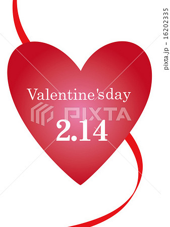 バレンタイン　リボン 16202335