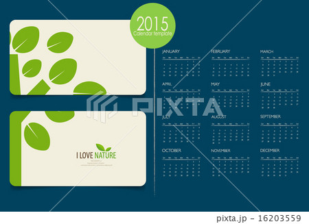 2015 calendar. Vector illustration. 16203559