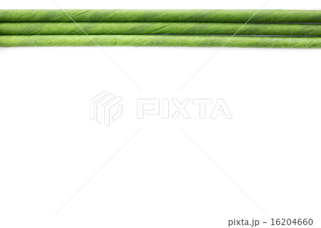 three artificial of green branch from top view 16204660