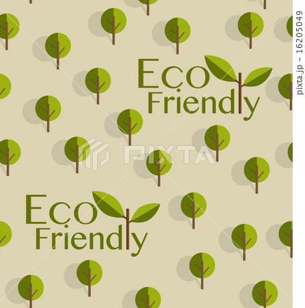 Cute seamless pattern with abstract trees Cute seamless pattern with abstract trees 16205049