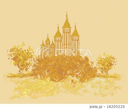 castle or church in retro style castle or church in retro style 16205220
