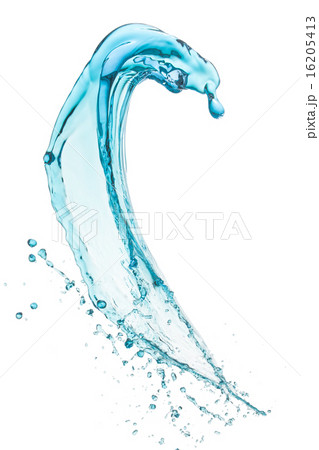 turquoise water splash 16205413