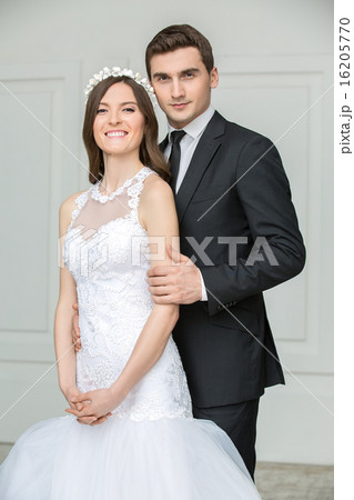 Beautiful fashion bridal couple 16205770