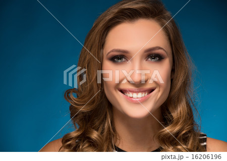 Blonde beautiful woman with make-up 16206196