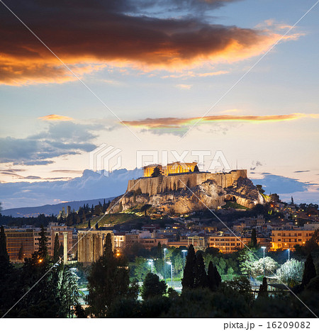 Acropolis with Parthenon temple in Athens, Greece 16209082