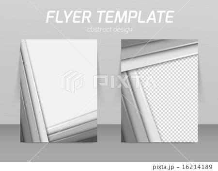 Abstract flyer template design 16214189