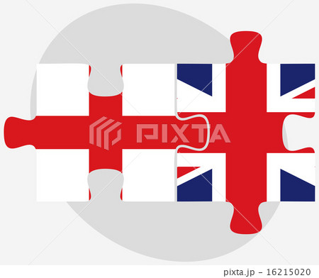 England and United Kingdom Flags in puzzle 16215020