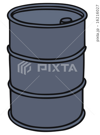 Blue metal barrel 16216027