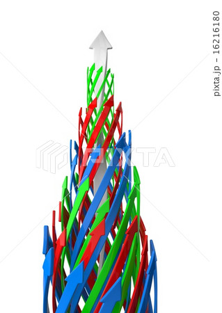 abstract background of 3d arrows. abstract background of 3d arrows. 16216180