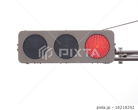 フラット型 LED信号機　赤 16218202