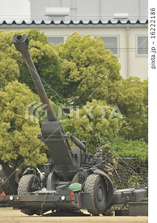 陸上自衛隊 駐屯地 一般開放 展示訓練 FH70 16222186
