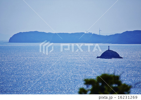 中浦ジュリアン記念公園付近より海を望む 16231269