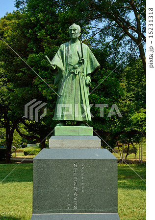 見沼田圃：井澤弥惣兵衛為永の銅像　見沼自然公園にて 16231318