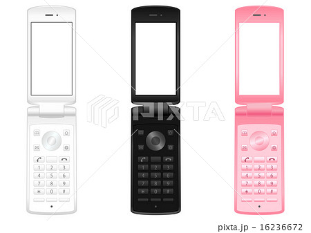 携帯電話（ガラケー）のイラスト素材 [16236672] - PIXTA