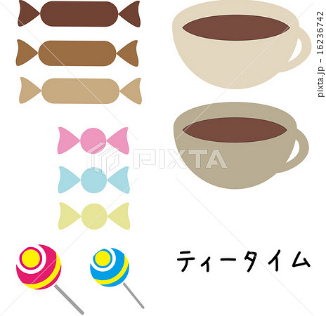 お茶とお菓子のセット 16236742