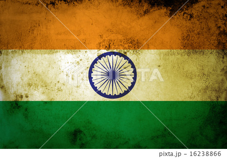 India Flag on vintage India Flag on vintage 16238866
