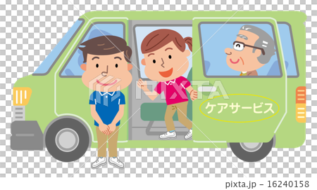 Day service illustrations for elderly people 16240158